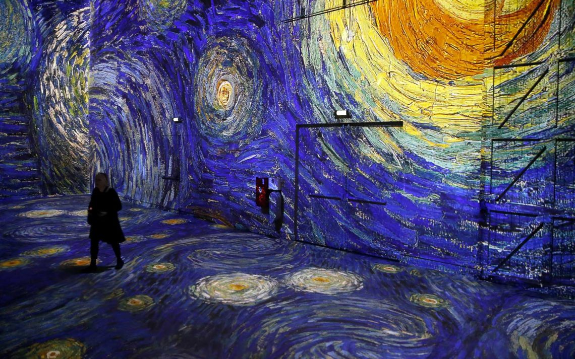 "Van Gogh, La Nuit Etoilee Van Gogh, Starry Night" : Digital Exhibition At Atelier Des Lumieres In Paris